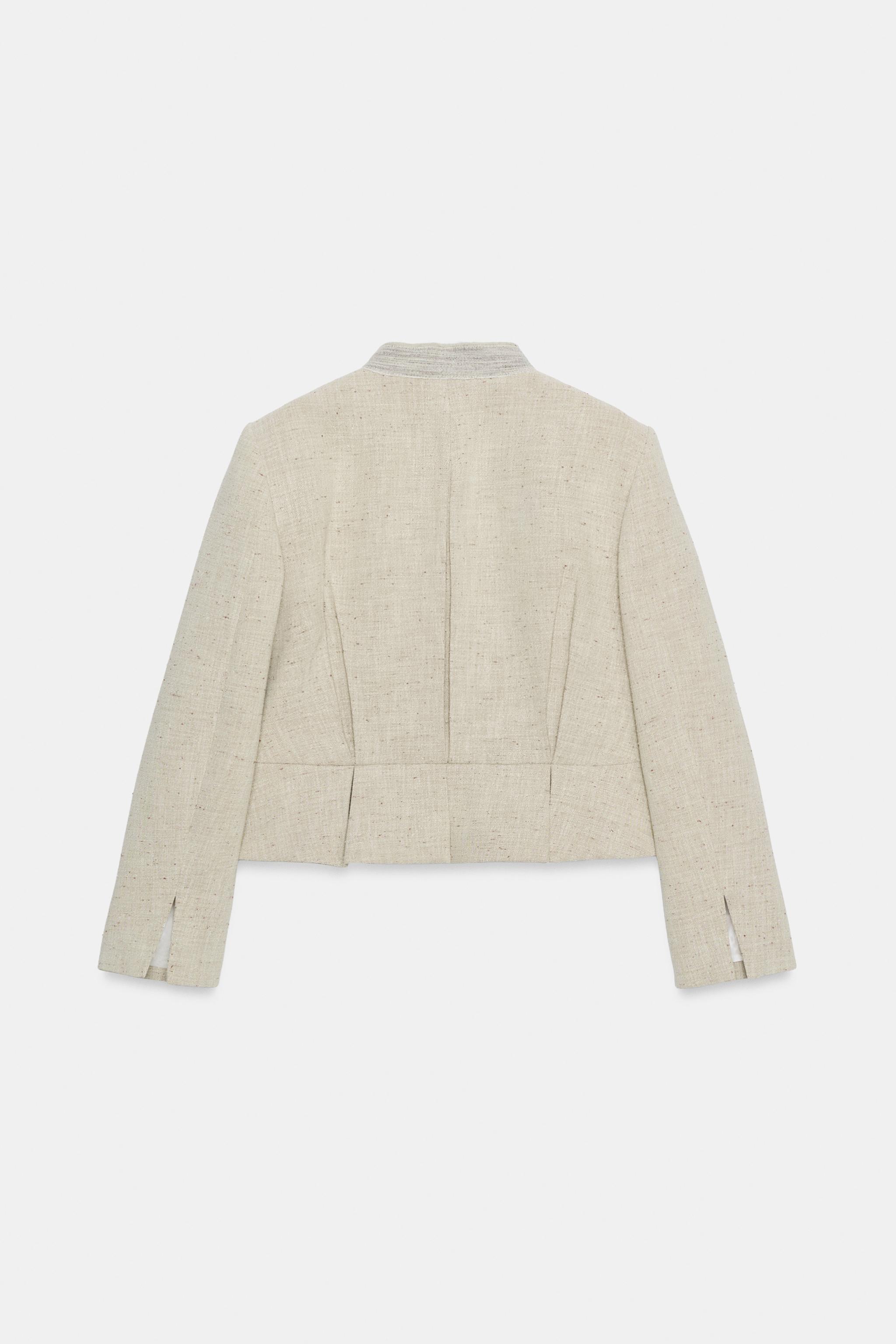 PLEATED BLAZER ZW COLLECTION